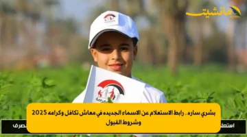 بشرى سارة.. رابط الاستعلام عن الأسماء الجديدة في معاش تكافل وكرامة 2025 وشروط القبول